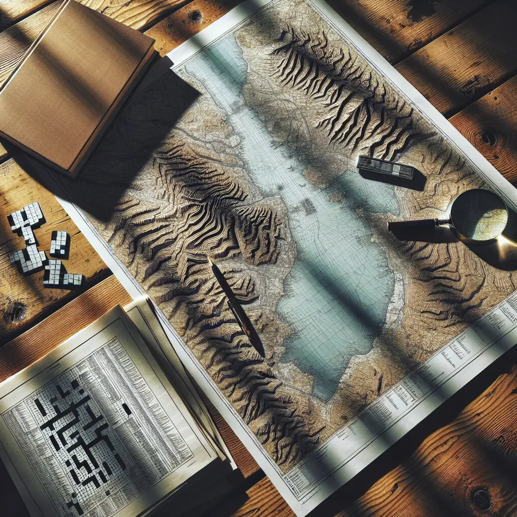 Højdekurve Krydsord