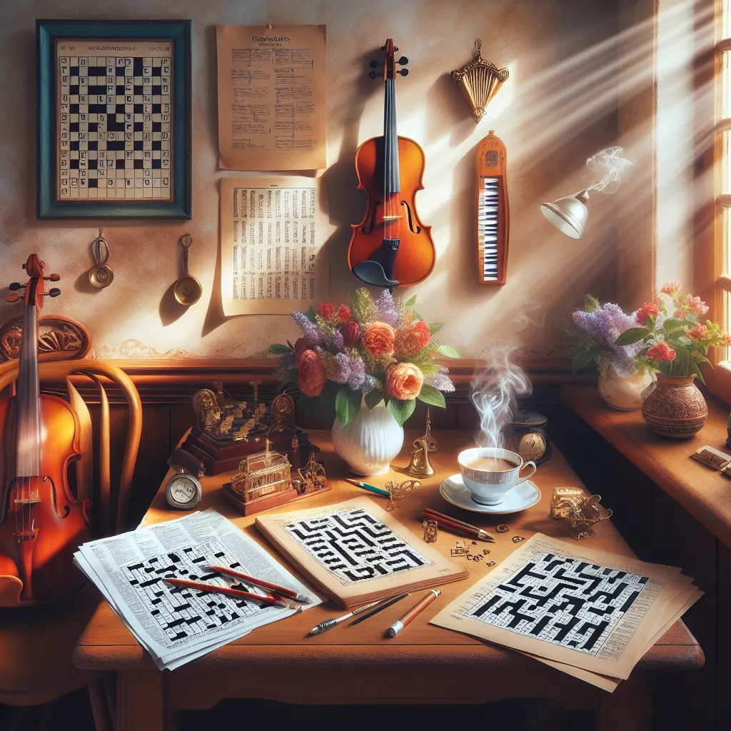 Musikstykke Krydsord