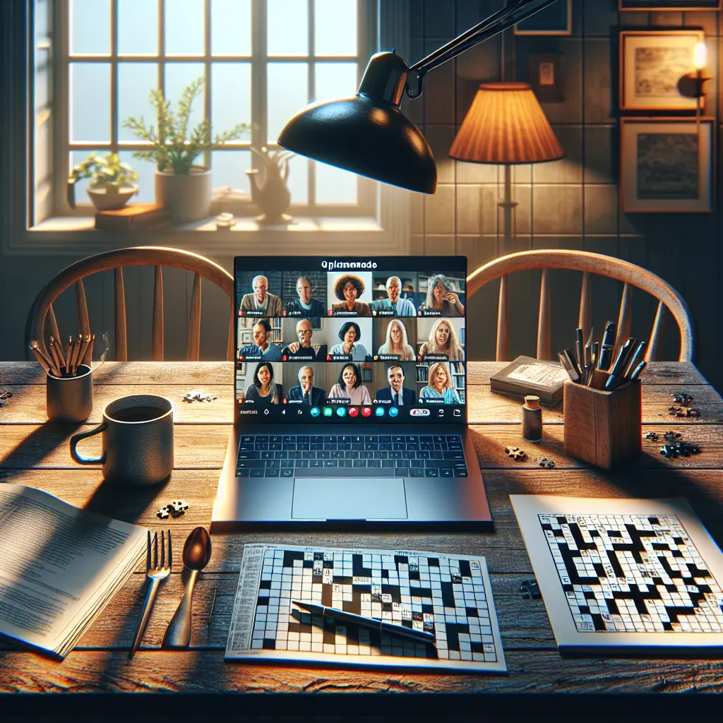 Onlinemøde Krydsord